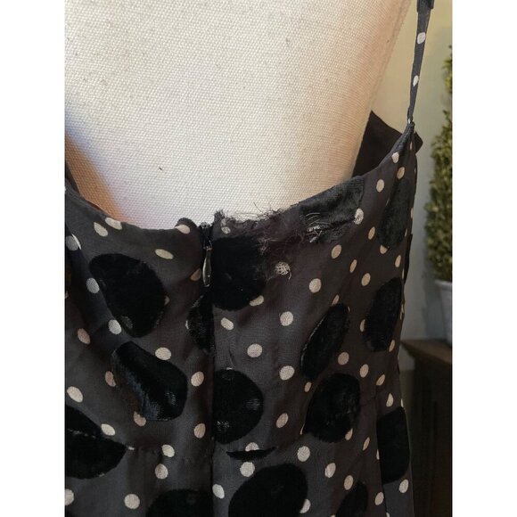 Hutch Malia Polka Dot Gown Black Womens 14 - Picture 8 of 11